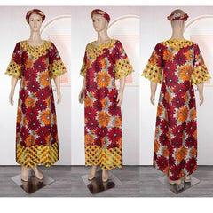 Plus Size African Dresses for Women: Dashiki, Ankara, Bazin Riche Wax Designs & Wedding Party Dresses with Headscarf - Free Delivery Worldwide only at Flexi Africa