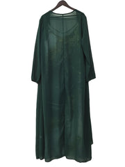 Printed V - 2PC- Women's Suspender Maxi Dress & Long Sleeve Cardigan - Free Delivery Worldwide only at Flexi Africa