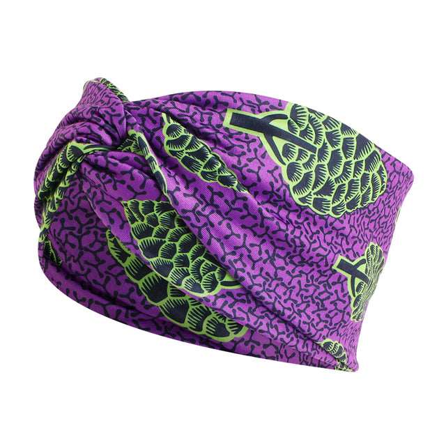 African Print Stretch Bandana Head Wrap Floral Ankara Dashiki Women - Flexi Africa offers Free Delivery Worldwide - Vibrant