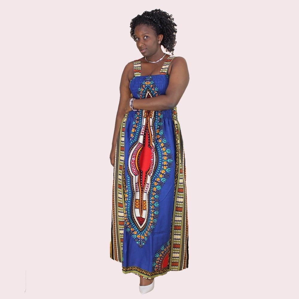 Sexy Backless Dress Summer Dashiki Casual Sundress Beach Women - Flexi Africa - Free Delivery Worldwide - FREE POST