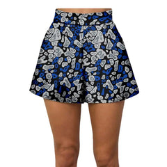 Summer Vibes: African Print Pattern Beach Shorts for Women, 100% Cotton - Flexi Africa - Free Delivery www.flexiafrica.com