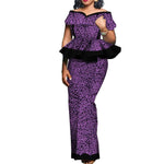 Traditional African 2PC Outfit – Dashiki Top and Skirt Set for Women - Free Delivery Worldwide only at Flexi Africa