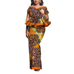 Traditional African 2PC Outfit – Dashiki Top and Skirt Set for Women - Free Delivery Worldwide only at Flexi Africa