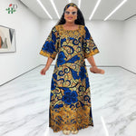 Women’s African Traditional Dress – Embroidered Boubou Kaftan Abaya - Free Delivery Worldwide only at Flexi Africa