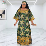 Women’s African Traditional Dress – Embroidered Boubou Kaftan Abaya - Free Delivery Worldwide only at Flexi Africa