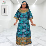 Women’s African Traditional Dress – Embroidered Boubou Kaftan Abaya - Free Delivery Worldwide only at Flexi Africa