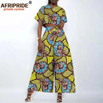 Women’s Ankara Crop Top and Wide - Leg Pants 2PC Set – Stylish African Fashion Outfit - Free Delivery Worldwide only at Flexi Africa