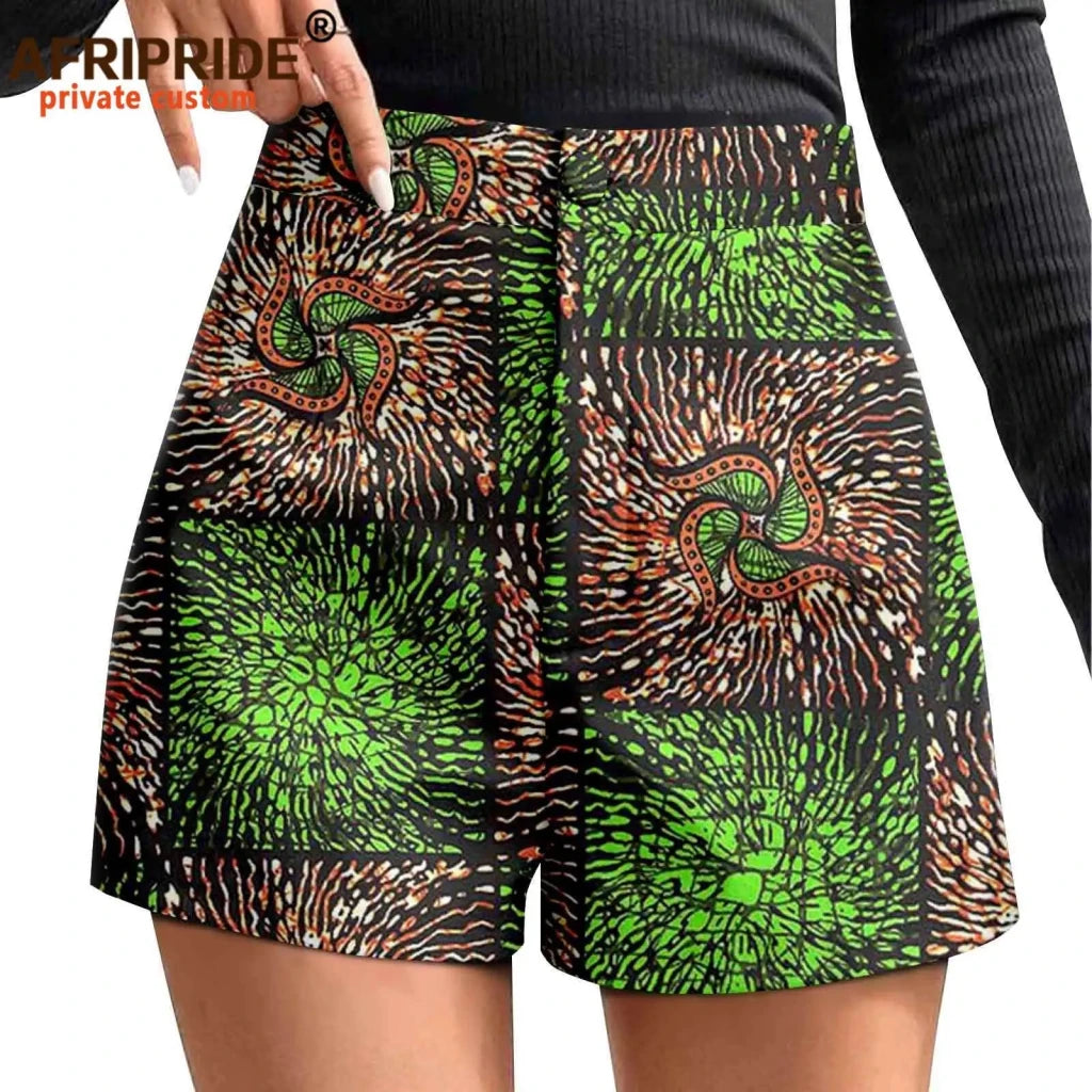 Buy Women’s Ankara Print High-Waisted Athletic Shorts – Casual Summer Style with Pockets for only $12.78 at Flexi Africa!