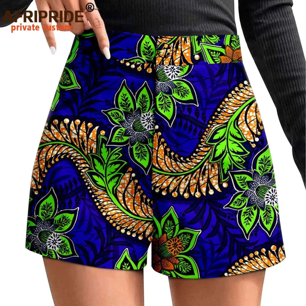 Buy Women’s Ankara Print High-Waisted Athletic Shorts – Casual Summer Style with Pockets for only $12.78 at Flexi Africa!