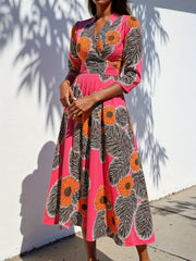 Women's Dress Vacation Short Sleeve Printed Dress - Free Delivery Worldwide only at Flexi Africa