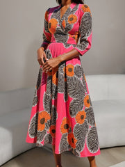 Women's Dress Vacation Short Sleeve Printed Dress - Free Delivery Worldwide only at Flexi Africa