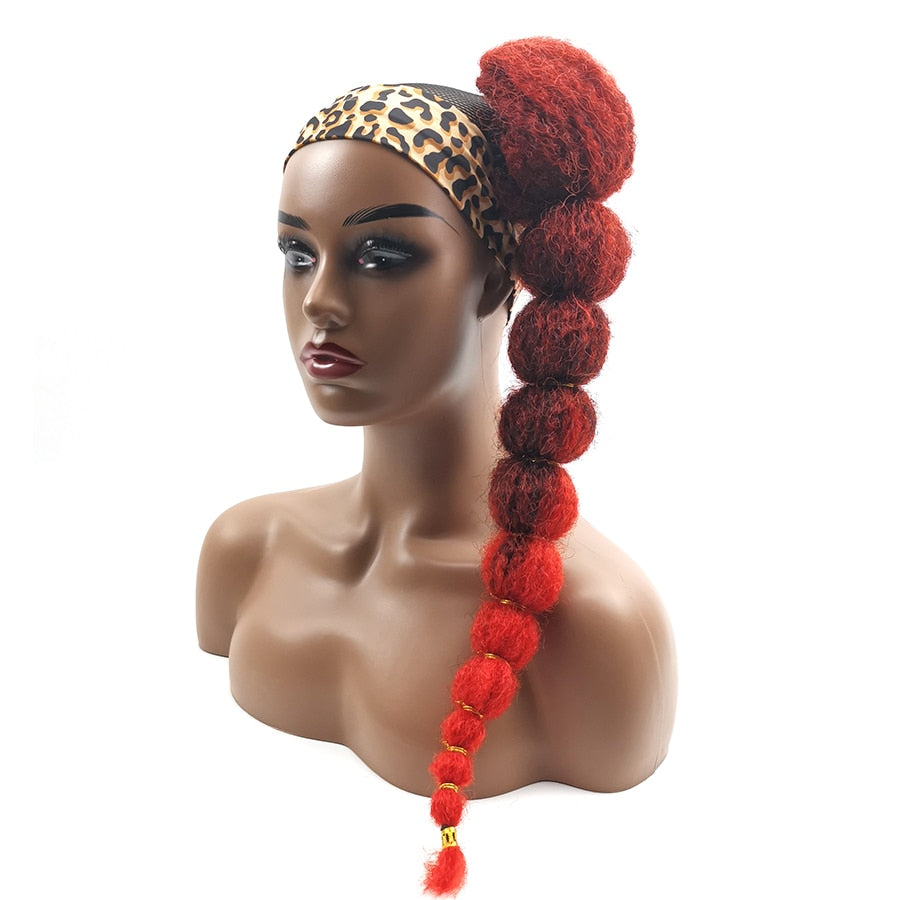 Clip-In Afro Puff Ponytail Hair Extension for Black Women 18" - Flexi Africa - Free Delivery Worldwide www.flexiafrica.com