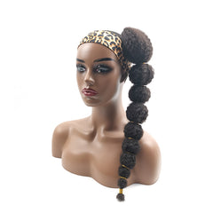 Clip-In Afro Puff Ponytail Hair Extension for Black Women 18" - Flexi Africa - Free Delivery Worldwide www.flexiafrica.com